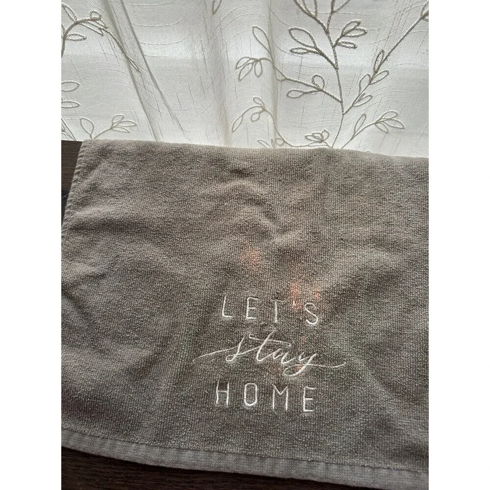 Let’s Stay Home Kitchen towel